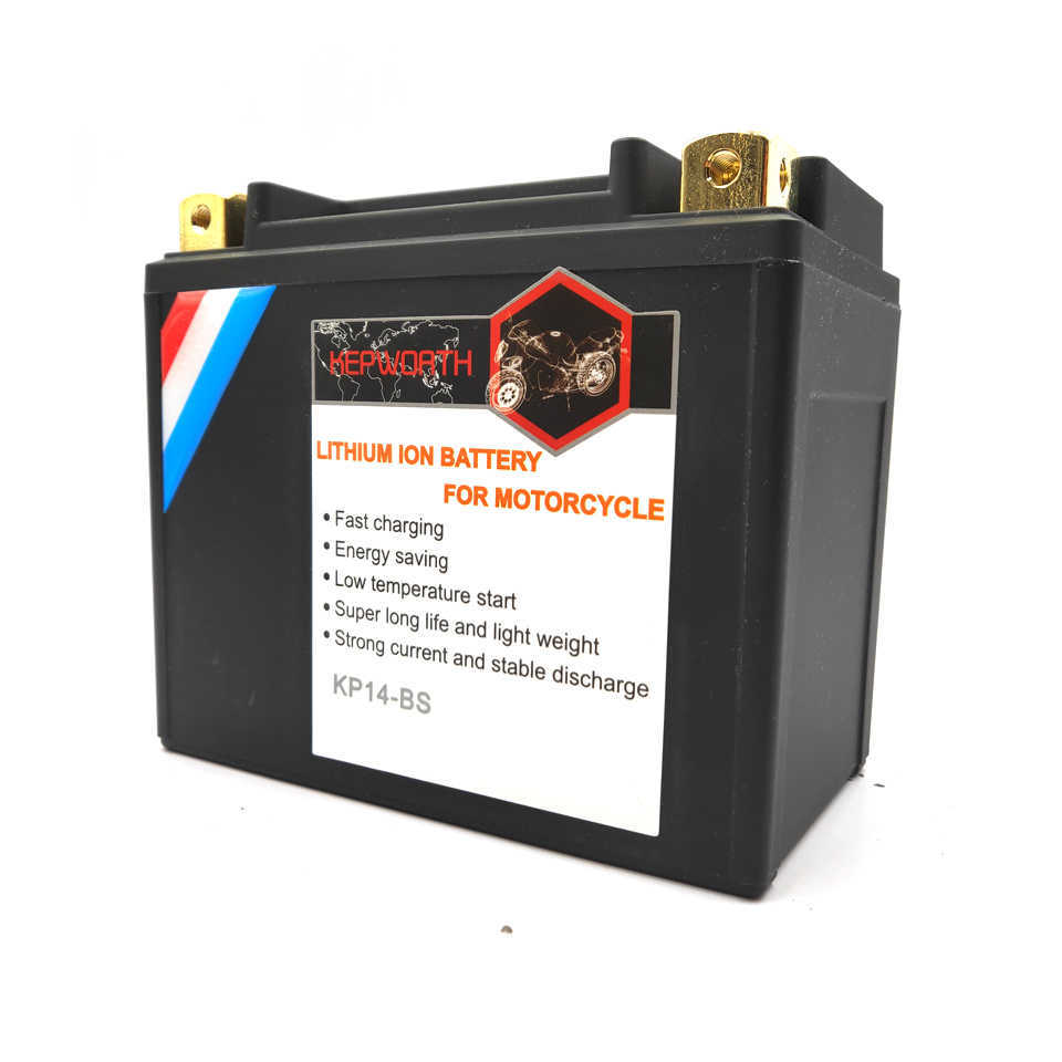 14-BS Motorcycle Starter LiFePO4 Battery CCA 520A 12V 10Ah With BMS Scooter Lithium Battery Replace ETX14-BS YTX14 YTX14-BS