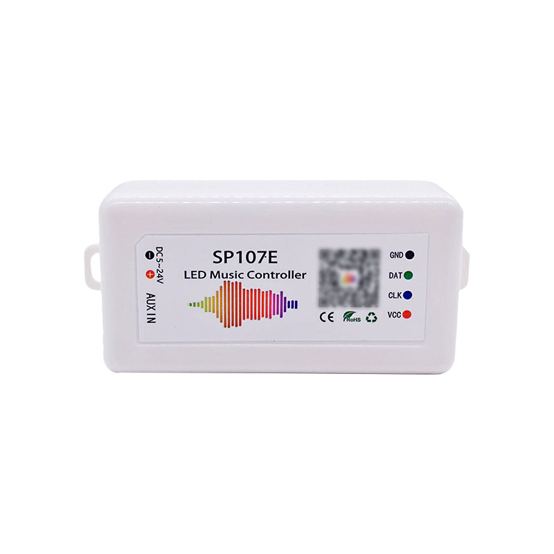 Led Pixels Strip Controller SP105E SP107E SP108E SP110E Bluetooth/WIFI/Music Smart WS2812B WS2811 DC5-24V