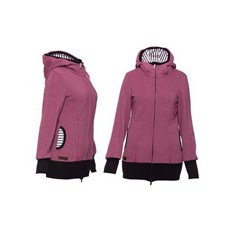 Maternité Porte-bébé Porte-bébé Veste Mère Kangourou Hoodies Multi Couleurs