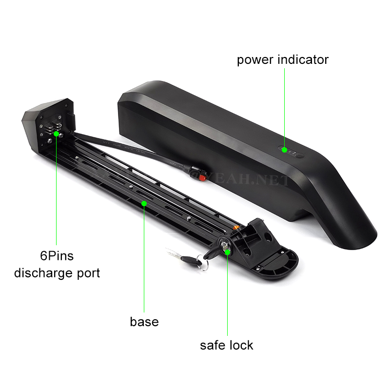 Reention Ebike Batterij KRIN 48V 21Ah Upgrade 52V 17.5Ah 20ah Side Open Li ion batterijen voor 500w 750w 1000w MAGiCYCLE Elektrische fiets