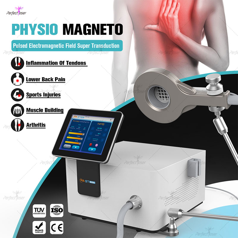 EMTT Physio Extrakorporeal Magnetic Massager Sprains and Strains Pain Health Gadgets fysioterapiutrustning med 2 års garanti