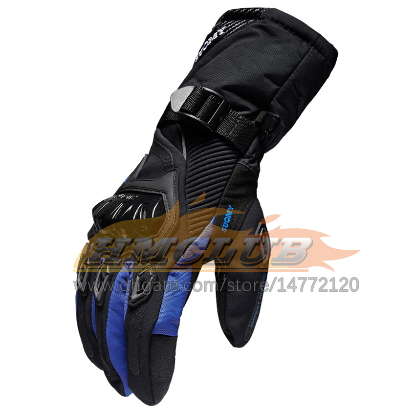 ST607 2022 Winter motorcycle gloves waterproof and warm four seasons riding motorcycle rider anti-fall thickening long gloves men