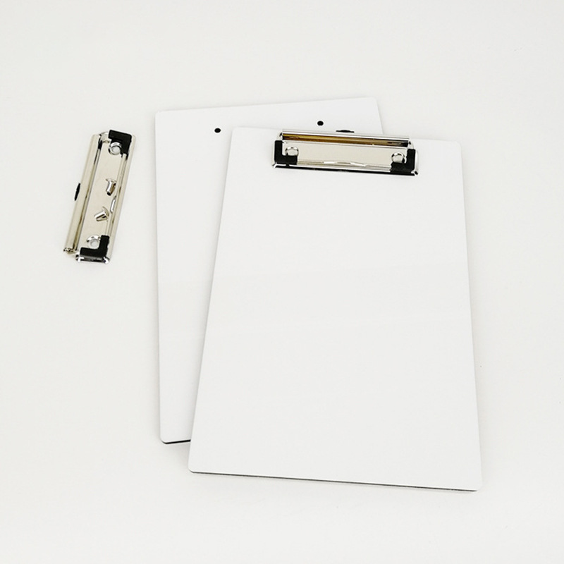 A4 A5 White Sublimation Clipboards Wooden Cardboard Document Storage Splint Student Writing Boards Office School Supplies