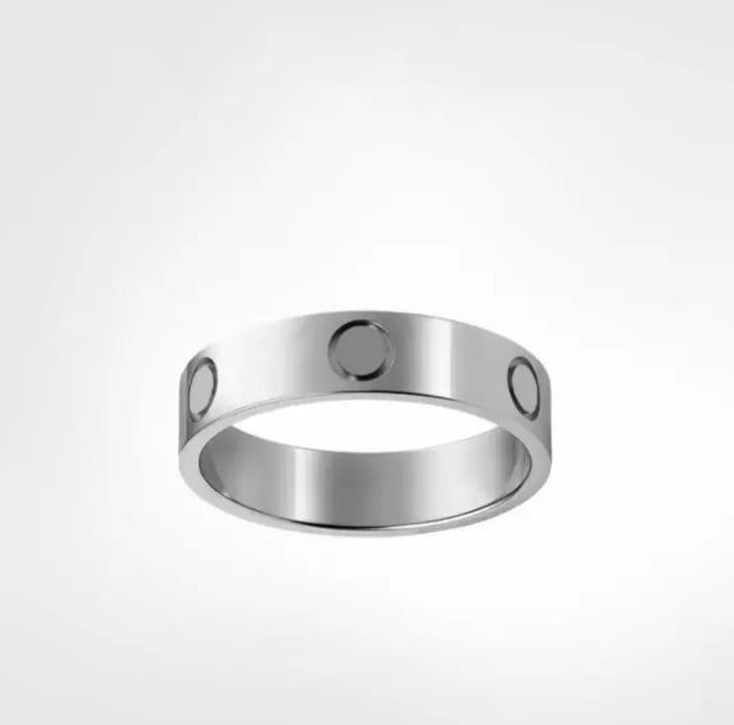 Love vis rings mannels rings classic luxury Designer bijoux femmes titanium en acier or argent doré rose ne jamais fondre les amoureux cou238a