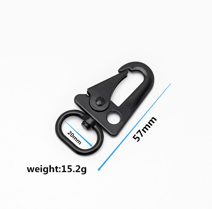 Werkzeugteile Vergrößerter Mundclip Sling-Verschluss Olecranon Sling-Haken Multifunktions-Verriegelungskarabiner-Clips für Outdoor-Camping Rucksackreisen Wandern SN4256