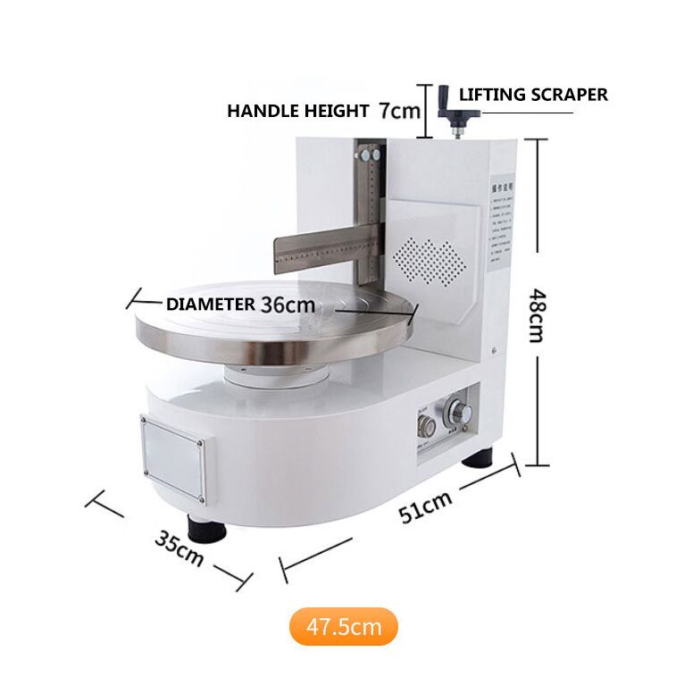 Automatisk kakedekoration Spridare Dual-användningsmaskin Cream Machine Electric Coating Filling254x