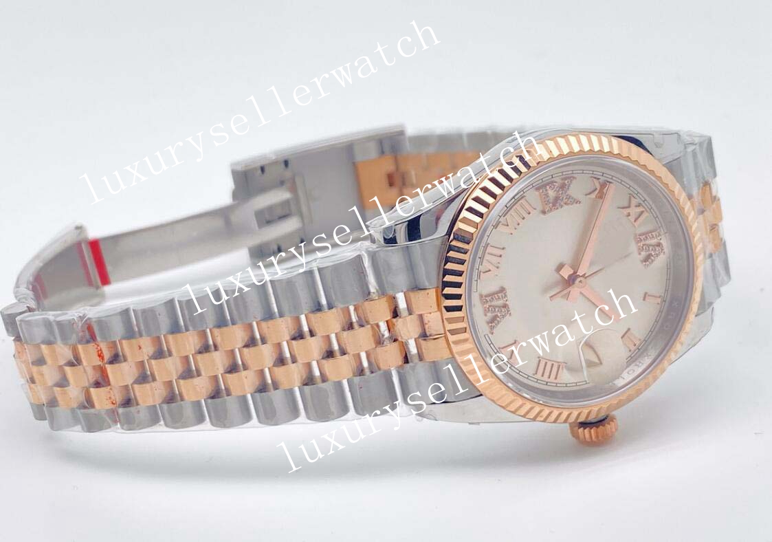 Herr Super BP Factory 36mm Top Edition Watches Ladies Watch Women's Mechanical 2813 WO Tone 18K Rose Gold Steel 904 SAP305Q