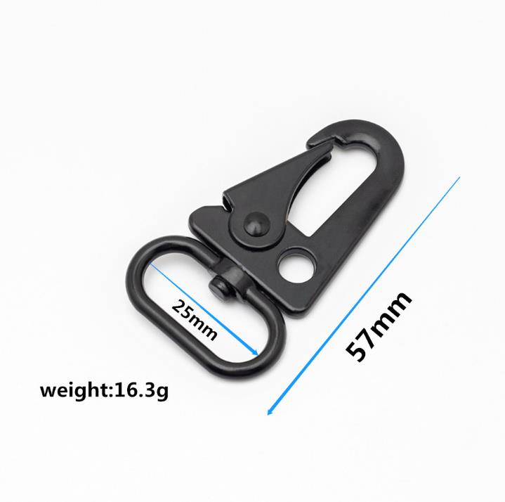 Werkzeugteile Vergrößerter Mundclip Sling-Verschluss Olecranon Sling-Haken Multifunktions-Verriegelungskarabiner-Clips für Outdoor-Camping Rucksackreisen Wandern SN4256