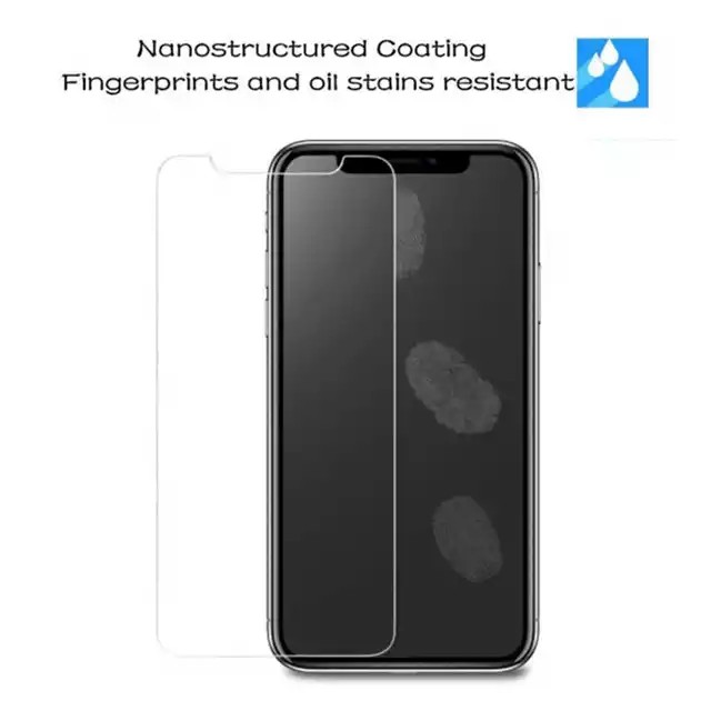 Protecteur d'écran 9H pour iPhone 14 Plus Pro Max XR XS 7 8 Film de protection en verre trempé Samsung A52 A72 S21 avec emballage de vente au détail