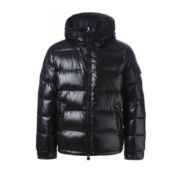 Mens Designer Jacket Winter Jacket Monc Puffer Jacket Short Glossy Down Jacket Huven Pares snygga och mångsidiga bröddräkt Solid färgrockar för män och kvinnor