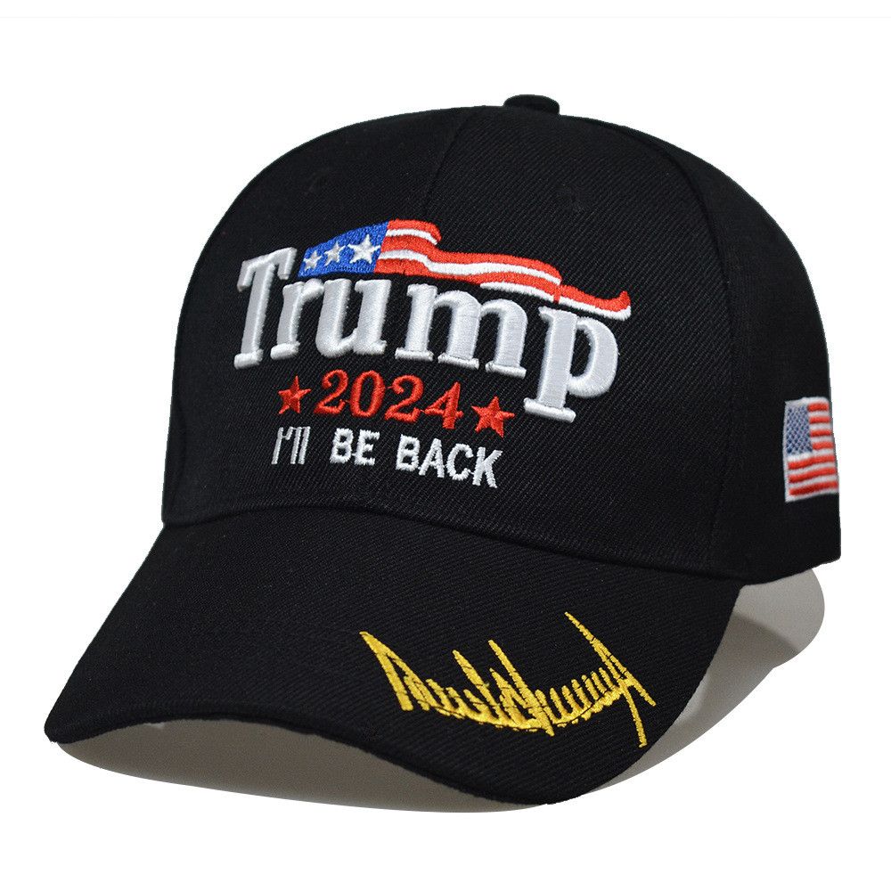 Justerbar Camo Caps Trump 2024 US Flag Baseball Cap Trump Cotton Hats Trump Supportrar Outdoor Sports Cap DHL C1201