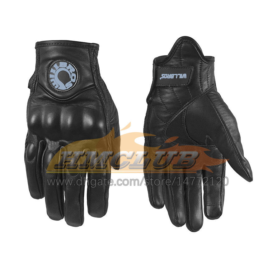 ST627 Gants En Cuir Moto Guantes Voyage En Plein Air Motocross Moto Vélo De Descente Moto Jaune Luvas Pour Hommes