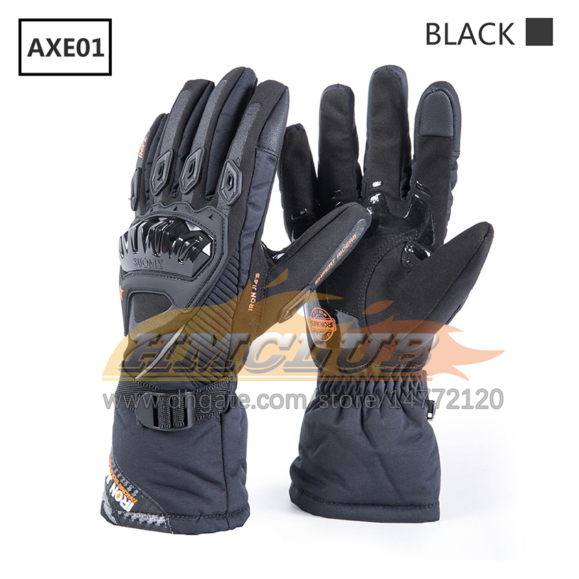 Guantes cálidos de invierno para motocicleta ST616, 100% impermeables, equipo protector a prueba de viento, guantes para montar en moto de Motocross con pantalla táctil