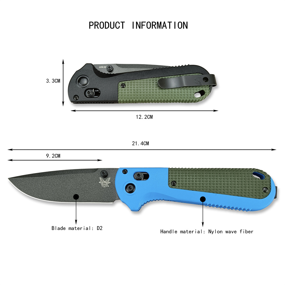 新品 Benchmade 430 リダウト AXIS 折りたたみナイフ 3.55 インチ CPM