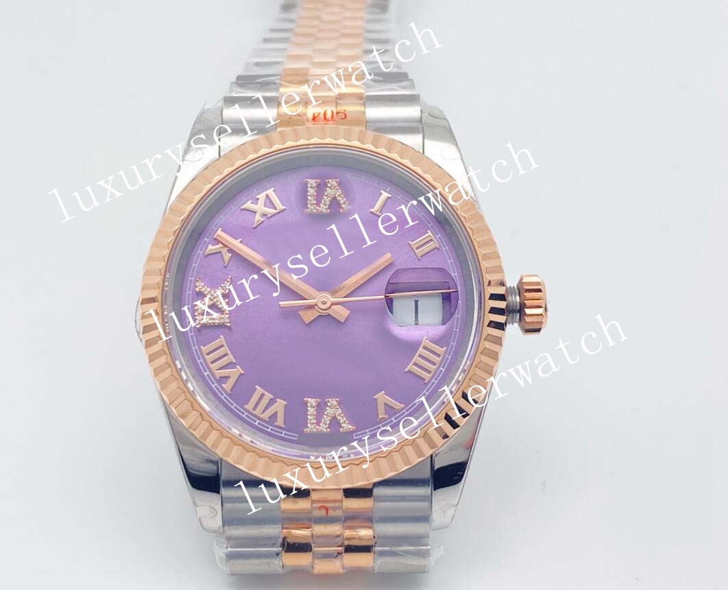 Men's Super BP Factory 36mm Top Edition Watches Ladies Watch Women's Mechanical 2813 Wo Tone 18K Rose Gold Steel 904 SAP284X