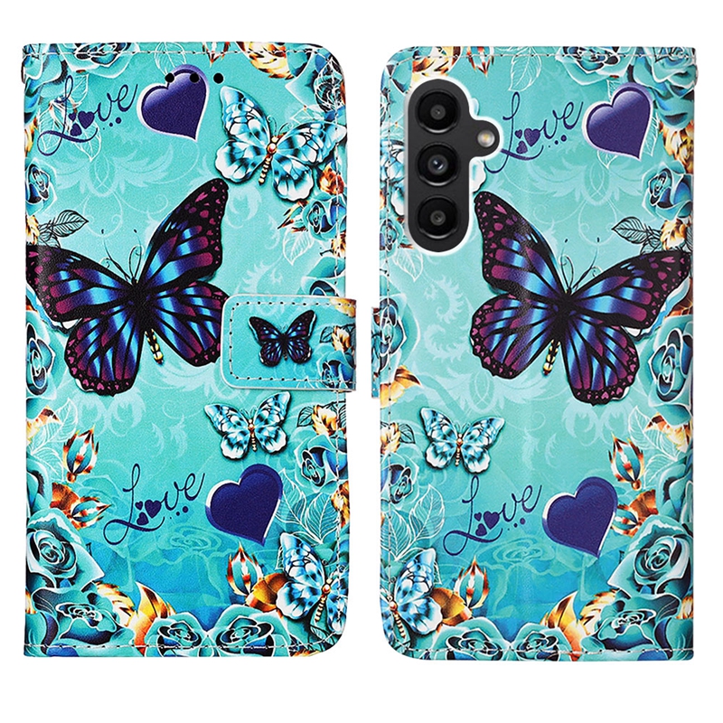 Capas carteira de couro para Samsung S24 A35 A55 A54 S23 Ultra Plus A14 5G Moto Edge 40 Neo G Play 2024 4G Play 5G Panda Tower Lace Flower Butterfly Holder Flip Cover Bolsa