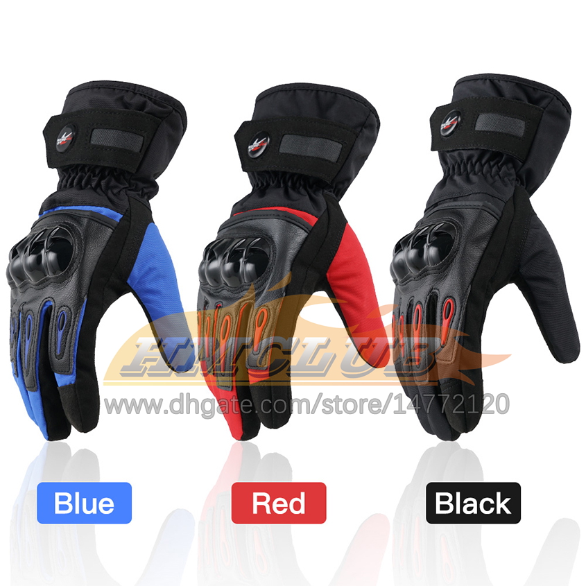 ST617 Winter Motocycle Glove 남자 여자 터치 스크린 스노우 보드 모터 모토 방수 방해 방 방지 보호 장갑