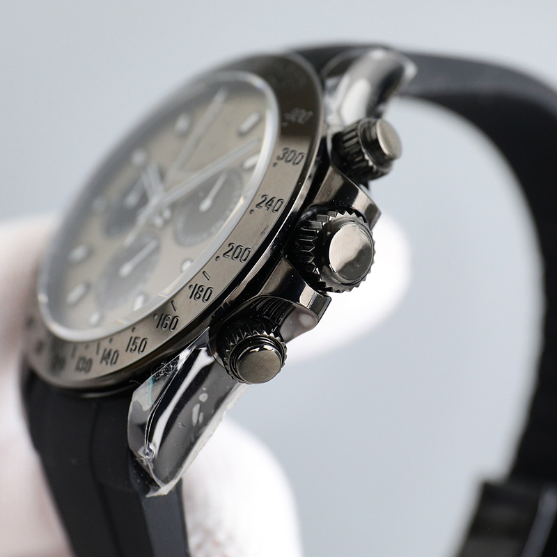 腕時計メンズ腕時計ブライトウォッチ自動機械式ムーブメント腕時計サファイアラバーストラップ腕時計 40 ミリメートルスポーツハンズ