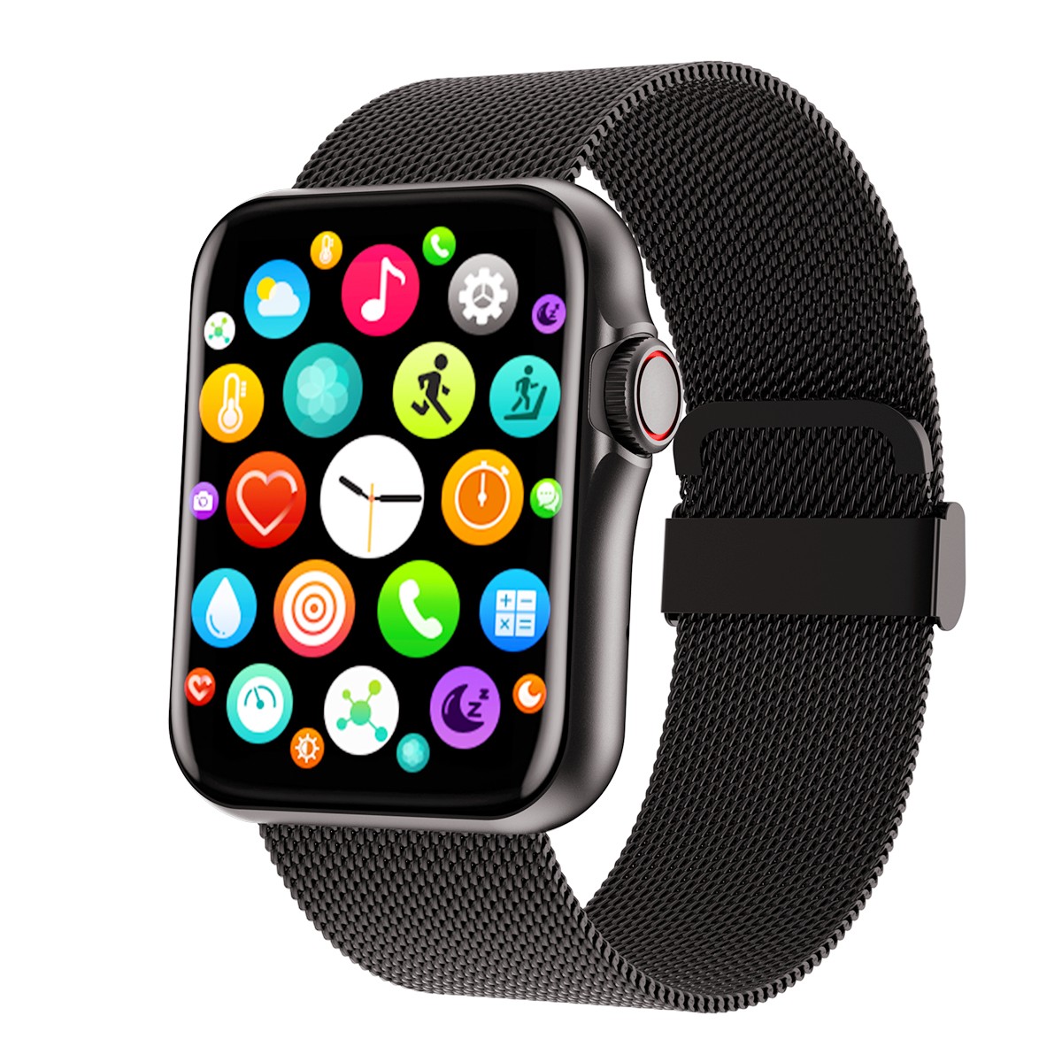 NAC121 Smart Watch Men damer 24 timmars hj￤rtfrekvensdetektering Fashion Fitness tracker Bluetooth EW