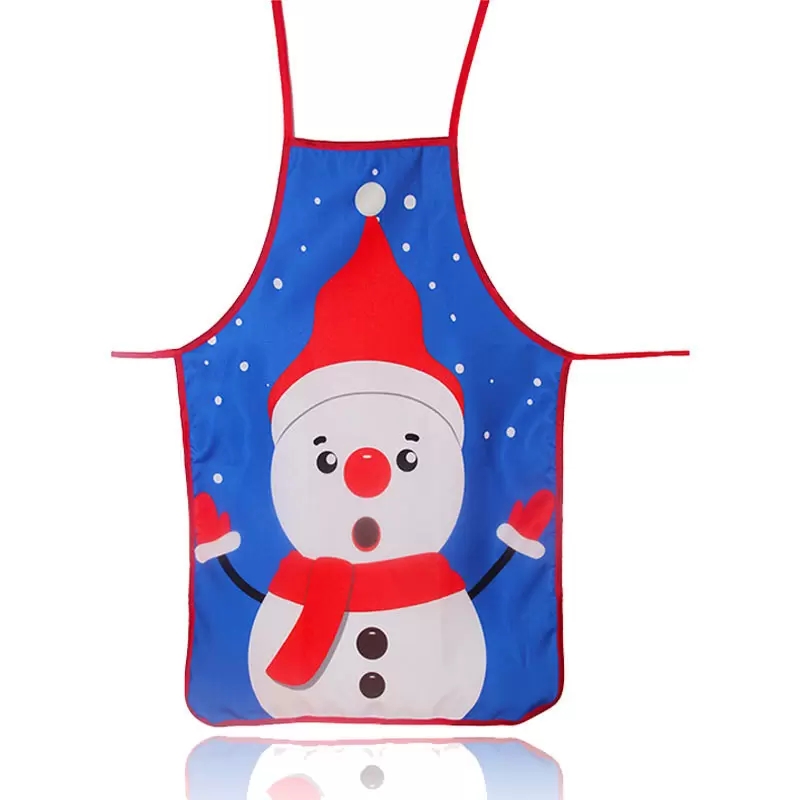 2022 Christmas Kitchen Cooking Aprons Baking Ornament Xmas Party New Year Christmas Gift