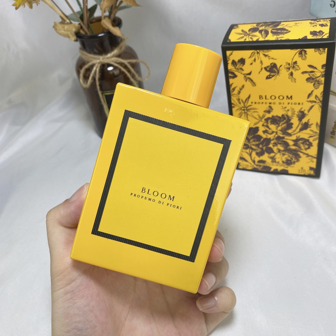 Designer Perfume for women Yellow Floral fragrance BLOOM PROPUMO DI FIOri 100ml good smell long time leaving body fast ship VH9W