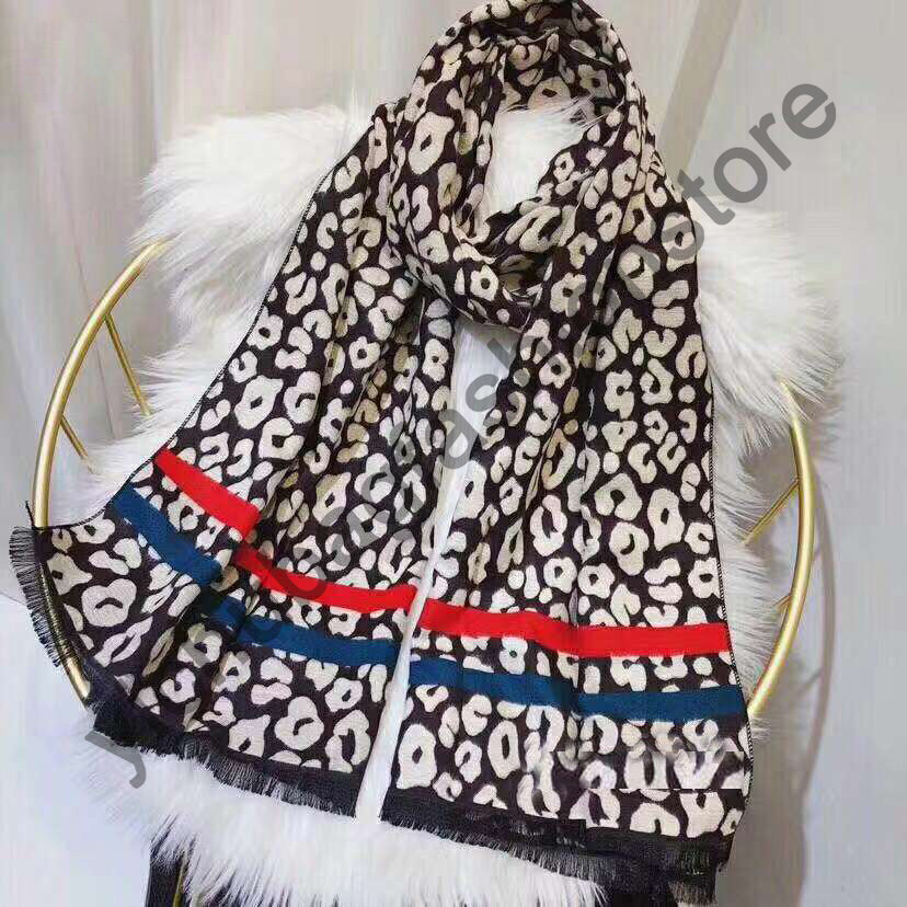 Leopardo pashmina xale envoltório cashmere v cachecol para mulheres luxo grande cobertor inverno quente pescoço cachecóis poncho bandana senhora stoles8283997