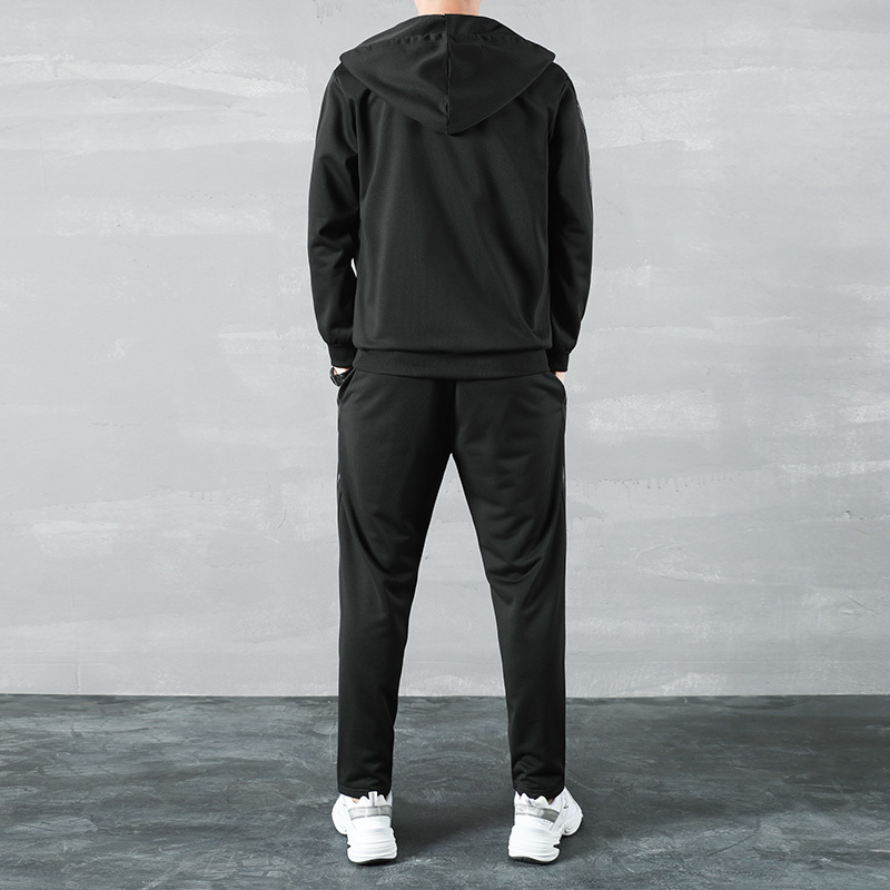 Survêtements pour hommes Hommes Survêtement Ensembles décontractés Outfit Vêtements de sport pour hommes Jogger Costume de sport Veste Pantalon Deux pièces Sweatsuit Couleur unie Vêtements 220930