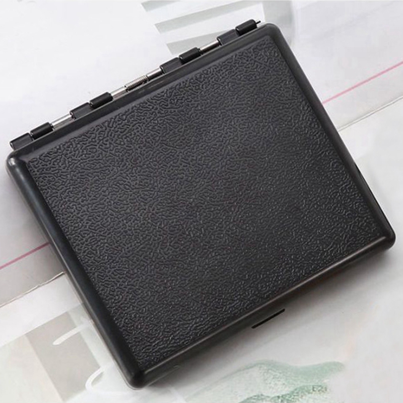 Black ABS Plastic Cigarette Case Holder Dry Herb Tobacco Storage Cover Box Portable Metal Clip Innovative Protective Shell Smoking9263426