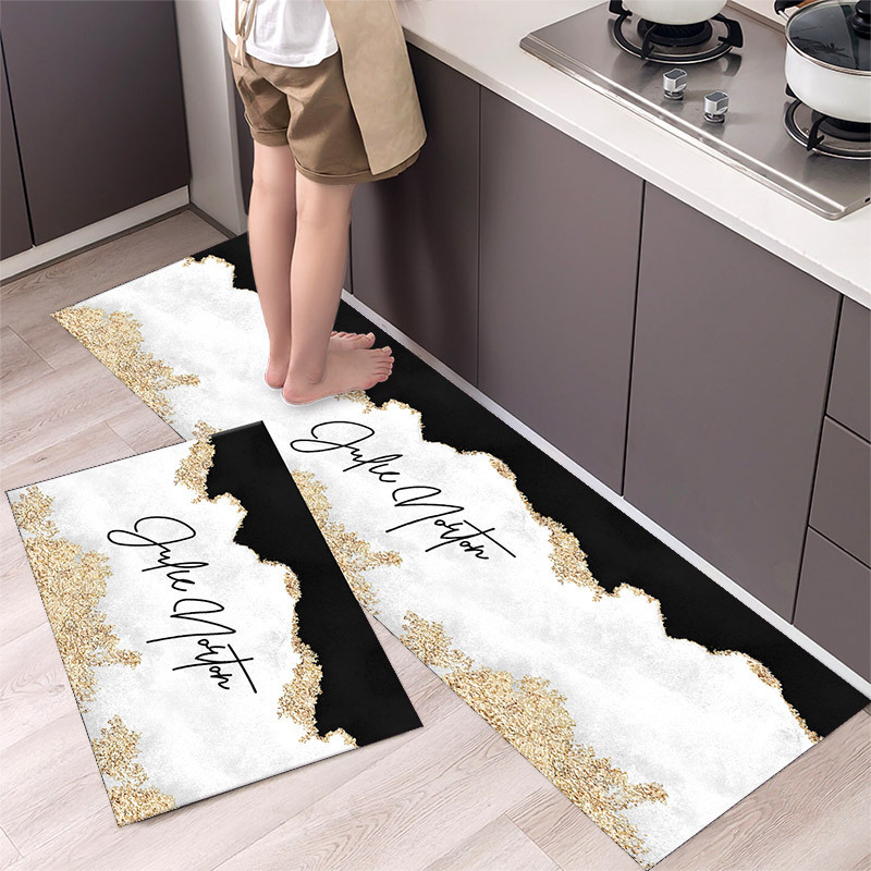 Tapis à la mode Simple Style cuisine tapis de sol ménage tapis longue bande porte tapis moderne décor à la maison 220930