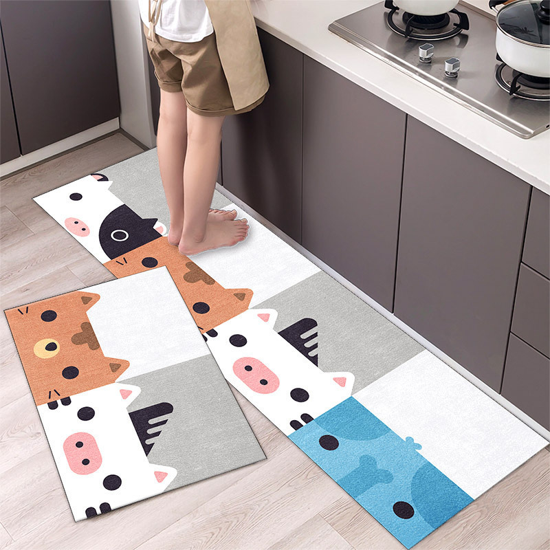 Tapis à la mode Simple Style cuisine tapis de sol ménage tapis longue bande porte tapis moderne décor à la maison 220930