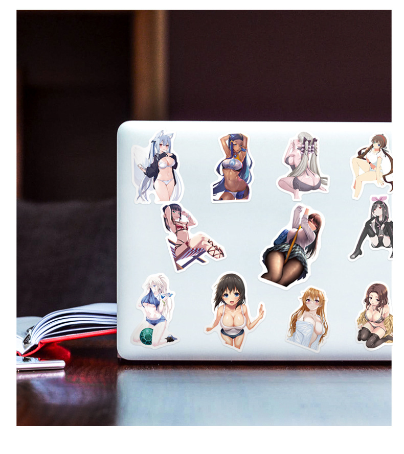 Anime Sexy Girl graffiti Stickers for DIY Luggage Laptop Skateboard Motorcycle Bicycle Stickers