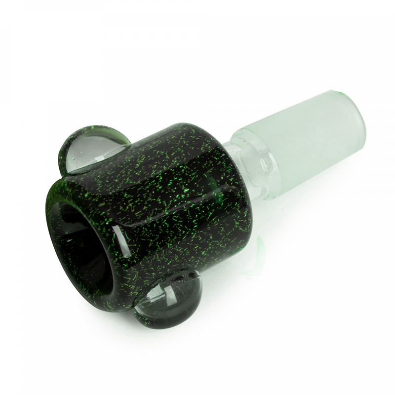 Baril coloré 14 MM 18 MM Mâle Joint Fumer Bols Herbe Sèche Tabac Filtre À Huile Bol En Verre WaterPipe Bong Convertir Poignée Antidérapante Narguilé Bas Tige Porte-Cigarette