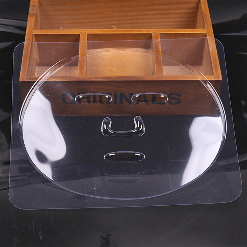 300st PVC Transparent ansiktsmask Mögel Tray Plate Clear Diy Skin Film Plastic Sheet Care Beauty Makeup Seaweed Mud Care Facemask Tool Accessories H77831