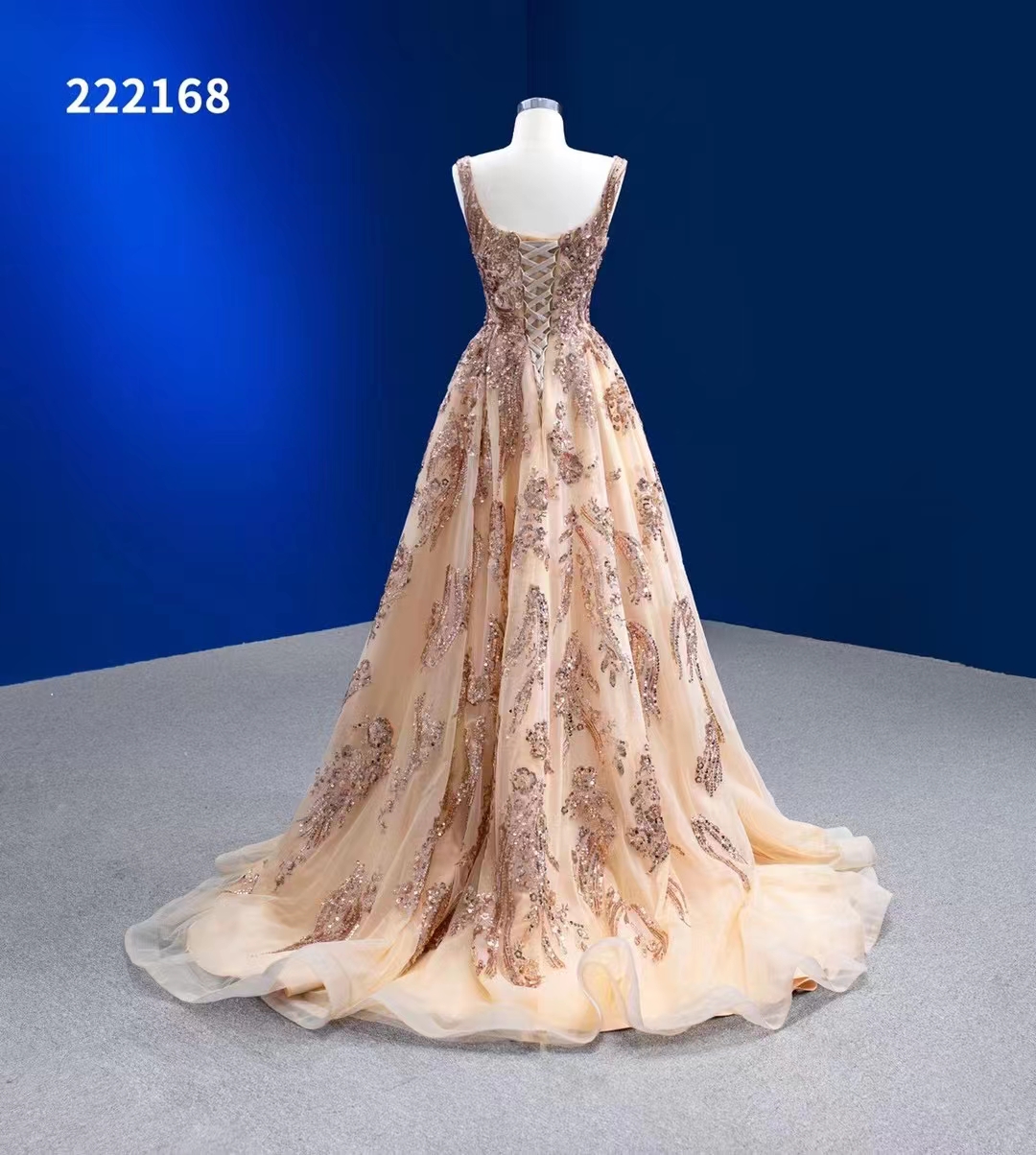 Specjalne sukienki Eleganckie szampana urocza szczupła sukienka przyjęta ślub ślubny 222168