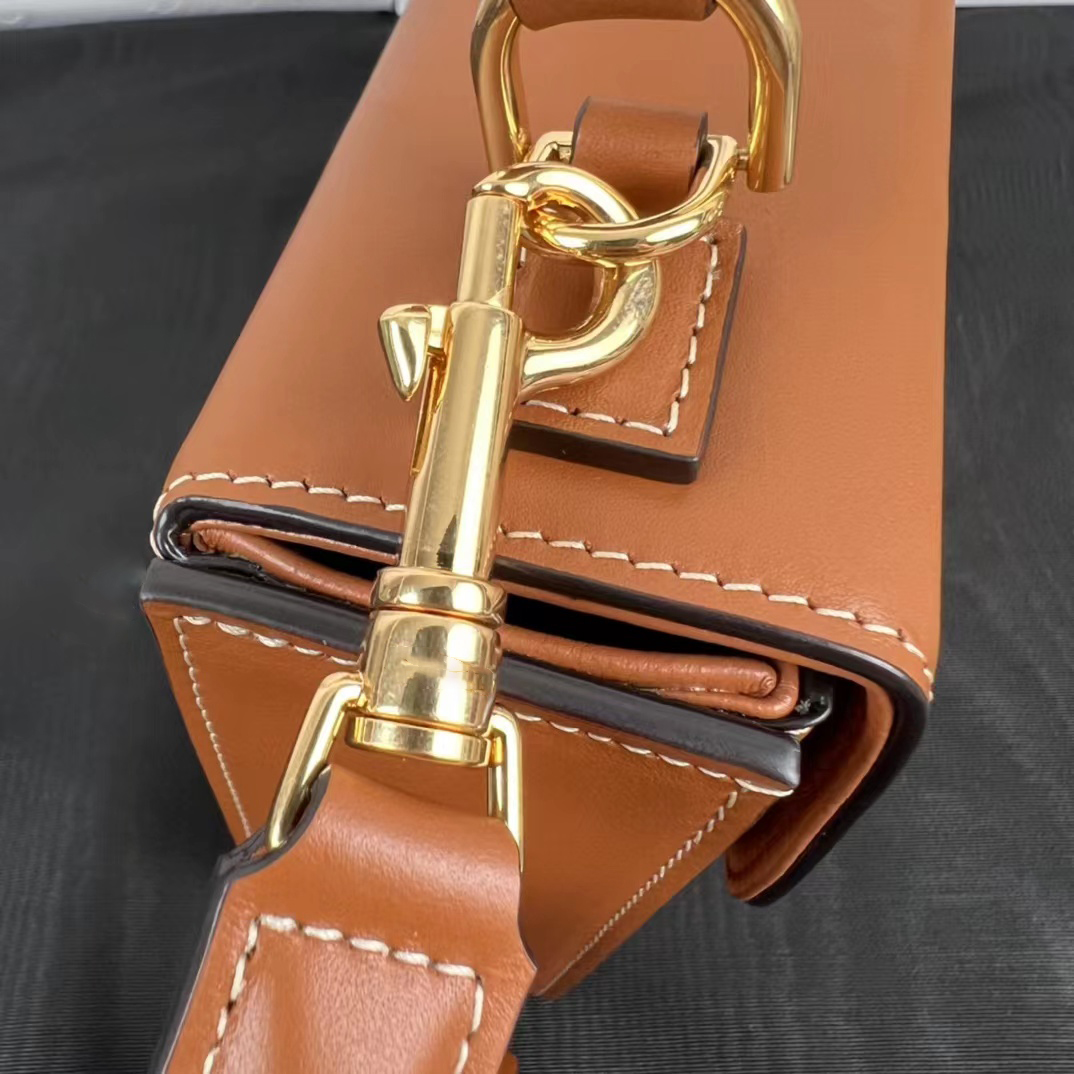 2023 Umhängetaschen Luxus Designer Handtasche Marke Woc Plain Caviar Frauen Designer Echtes Leder Einfaches kleines quadratisches Mobiltelefon