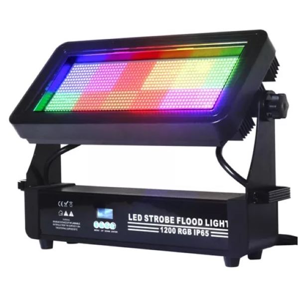 1200 W LED-Effekte, wasserdichtes, multifunktionales RGB-Projektions-Stroboskop-LED-Licht
