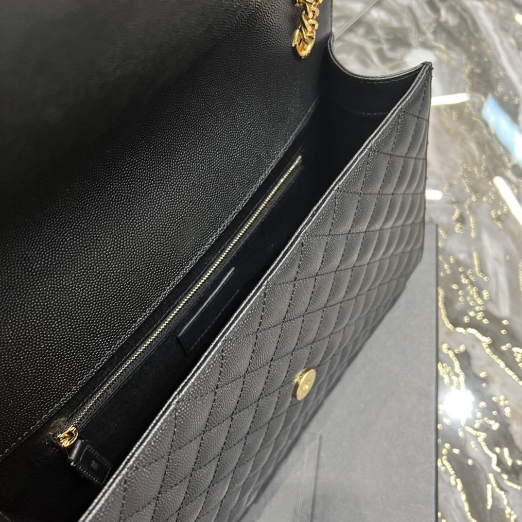 Envelope стеганая пакет для лопаток на искренний кожа110a качественный дизайн бренда 487198 Женщины буква y сумка для цепи на плече