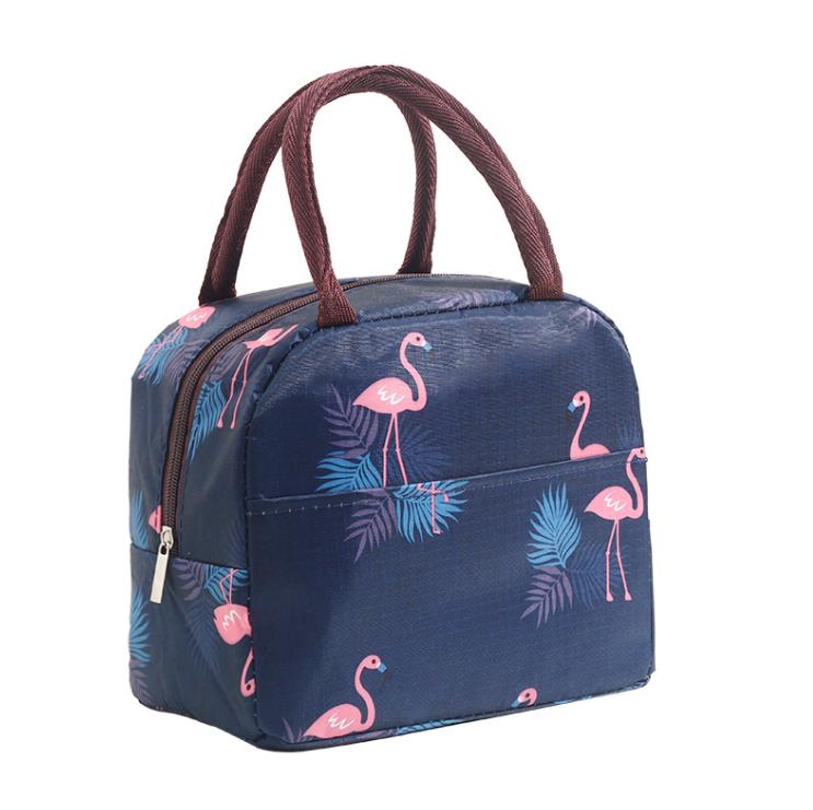 Sacs à lunch Oxford Boîte à lunch à isolation thermique Fourre-tout Sac isotherme Bento Pouch LunchContainer School Food StorageBags Flamingo Unicorn SN6826