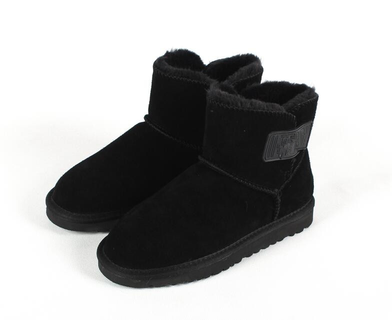 2023 High quality Aus L bow U short women snow boots Soft comfortable Sheepskin keep warm plush boots with card dustbag beautiful gifts 5854