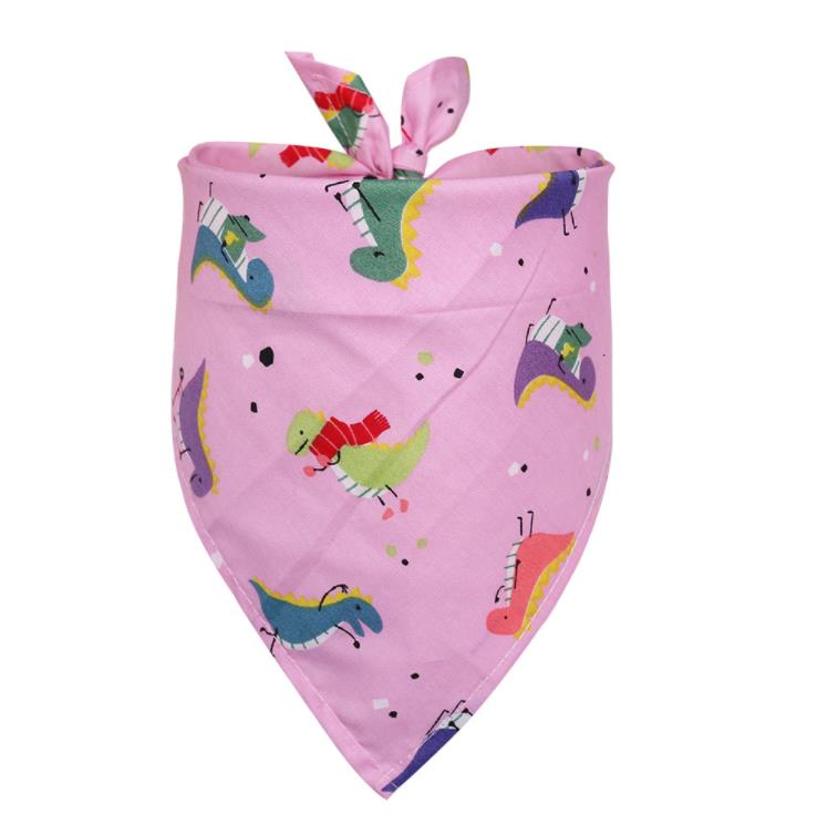 Accessoire de vêtements pour chiens Été Pet Chat Chien Bandana Collier Réglable Foulard Triangle Cou Écharpe Motif De Fruits Tropicaux Salive Serviette Animaux Fournitures SN6814