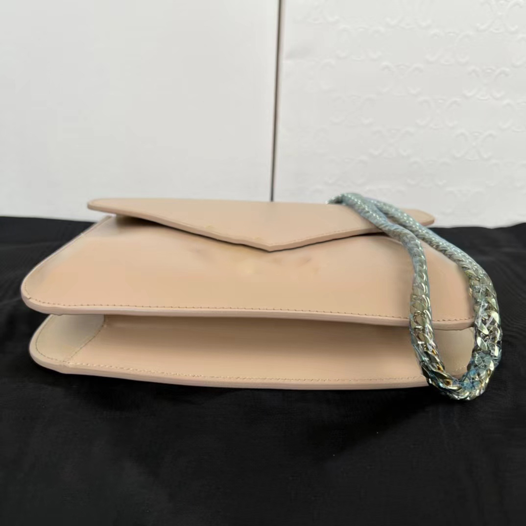 Canvas ontwerper schouder sling zakken met letter borduurwerk dames medium ontwerper onderarm flap handtassen kleine portemonnees koppeling crossbody tas