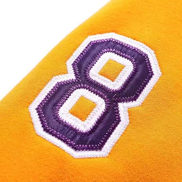Мужские куртки спортивные баскетбольные бейсбольные воротнички Стич с пурпурным желтым флисом хип -хоп.