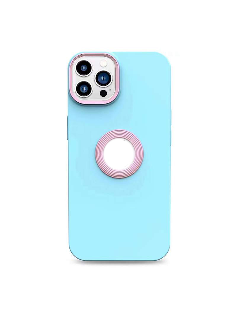 Modehybrid hit färgfodral för iPhone 15 plus 14 pro max 13 12 11 xr xs x 8 7 mjuk tpu färgglad med ringhål kontrastfärger lyxmobiltelefon bakåt coque hud