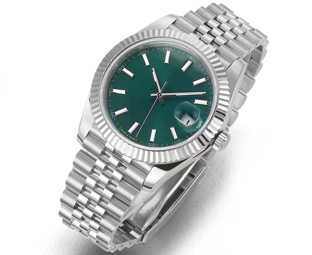 Journal Mechanical Watch 316L Silver rostfritt st￥l 36/41 mm h￶gklassig lyxr￶relse 2824 Automatisk lindning Sapphire Mirror Classic Waterproof Watch