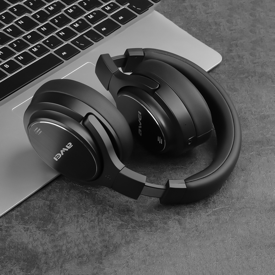 Awei A950BL wasserdichte aktive Geräuschstündungskopfhörer Berührung der Steuerung ANC Ohrhörer Gaming Headset mit Mikrofon für iPhone xiaomi
