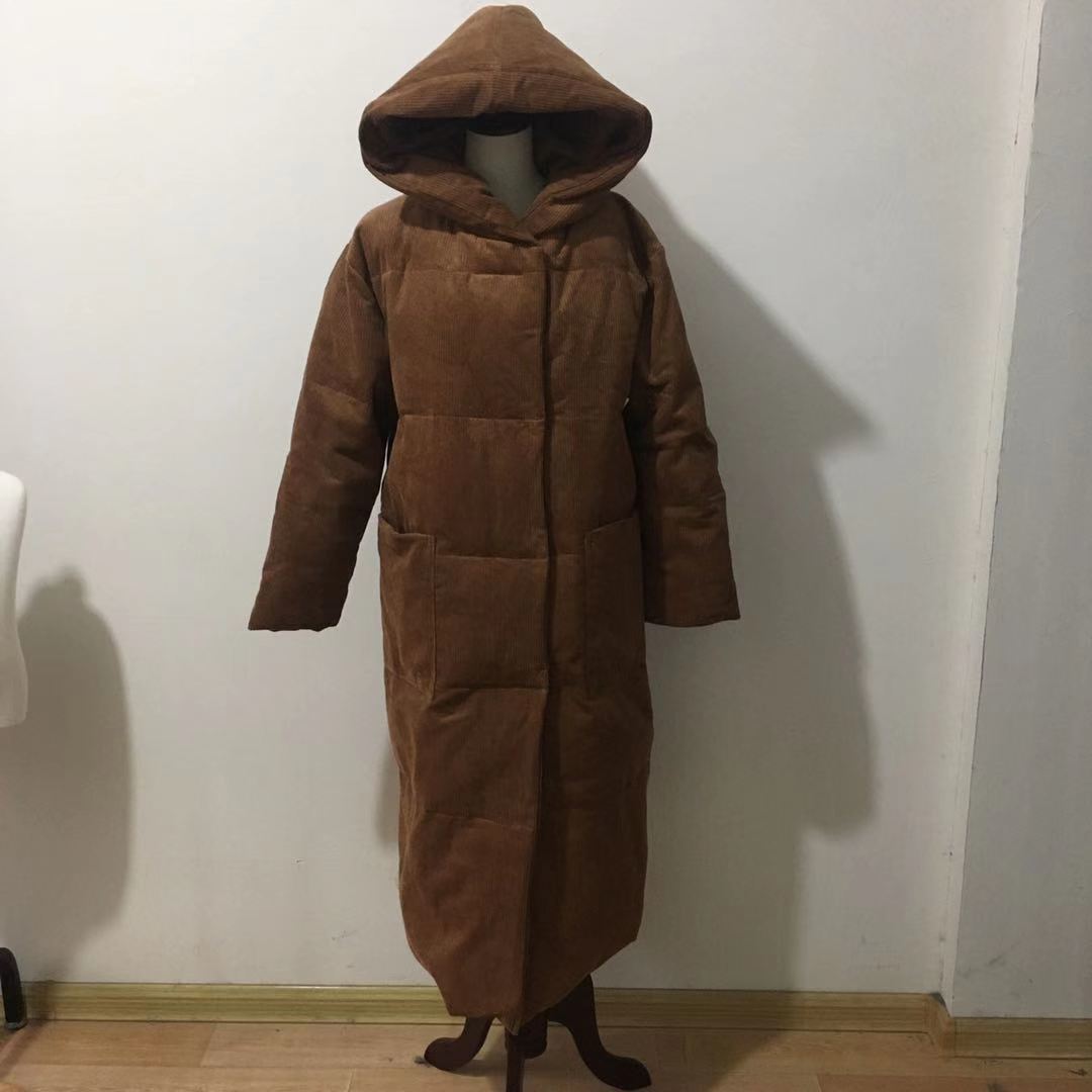 Parkas en duvet pour femmes 5XL veste en duvet de canard femmes hiver épais vêtements d'extérieur manteaux femme tissu de velours à capuche chaud vers le bas Super épais chaud Long Parkas wq698 220930