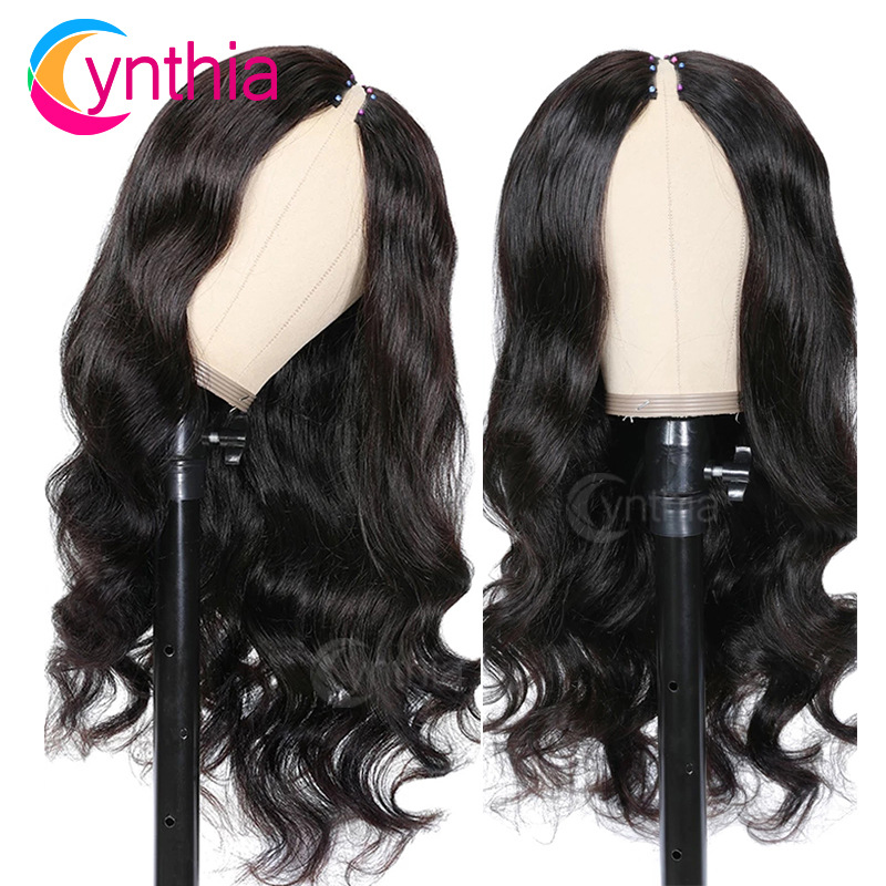 Onda natural onda de cabelos humanos Capless Wigs Wig frontal brasileiro 10-30 polegadas de renda frontal HD Transparente 5x5 Fechamento para mulheres v parte