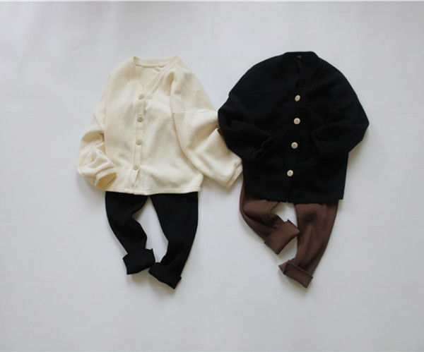 Leggings collants automne enfants en bas âge élastique couleur unie Style coréen bébé enfants pantalons slim 221006