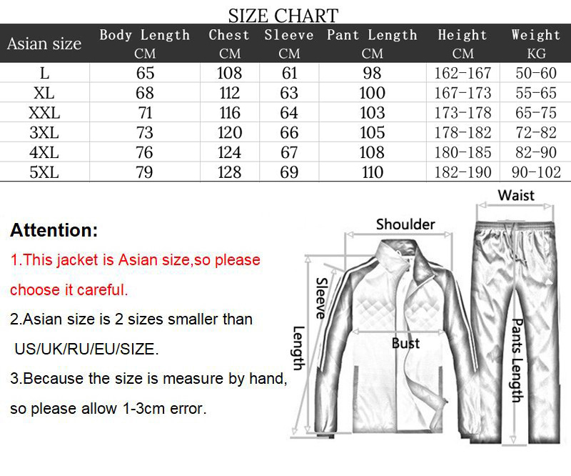 Men's Tracksuits Men's Sportswear Spring Autumn Tracksuit High Quality Sets JacketPant Sweatsuit Male Fashion Print Clothing Size L-5XL 221006