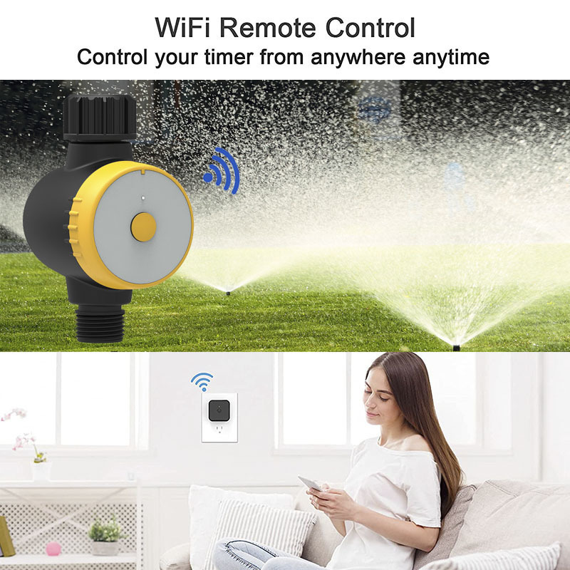 Watering apparatuur aankomsten tuin Smart Water Timer IP55 WiFi Sprinkler Slang Automatische druppelirrigatiecontroller 220930